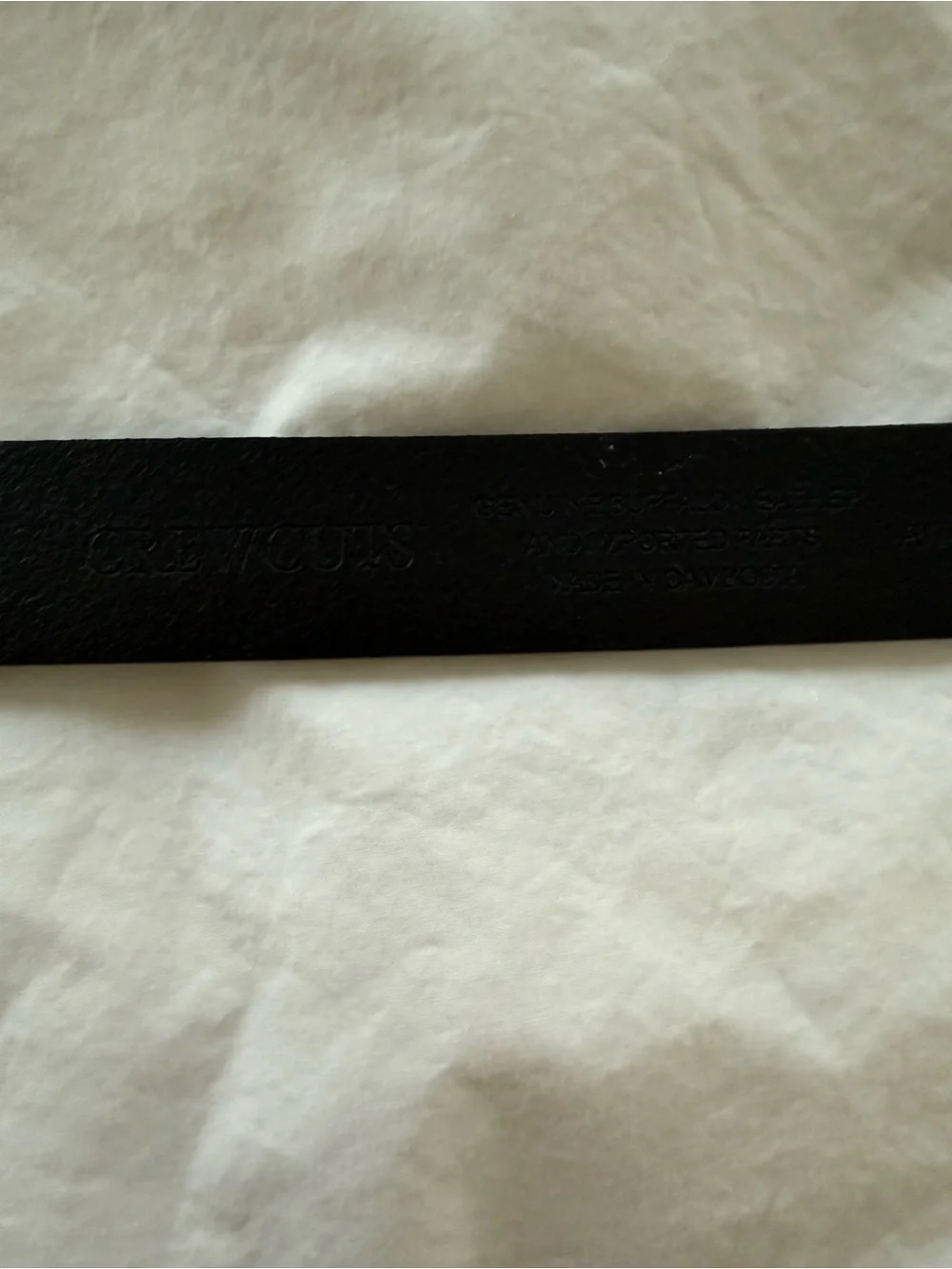 Kids Black Faux Leather Belt with Silver Buckle